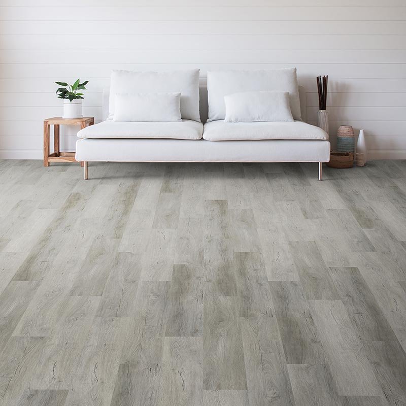 Living Room Gray Luxury Vinyl Plank - Crown Carpet Colortile in Sun City West, AZ